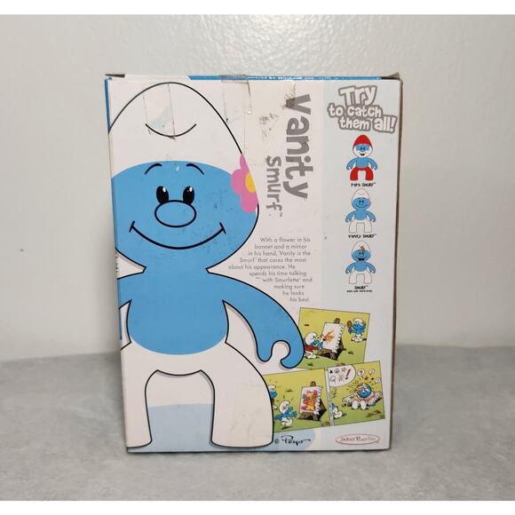 Jakks Pacific The Smurfs Vanity Smurf 6.5" Vinyl Figure 2009 Open Box - Picture 2 of 8